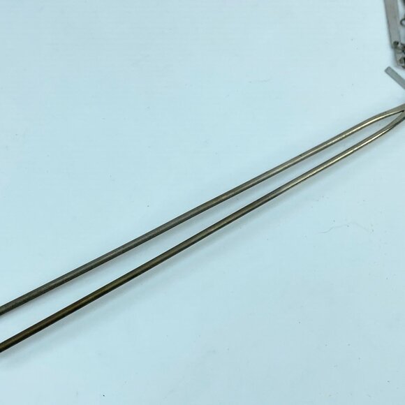 Silver Metal Kanzashi Ogi Bira Traditional Hair Accessory Nihongami GS516 main image 3